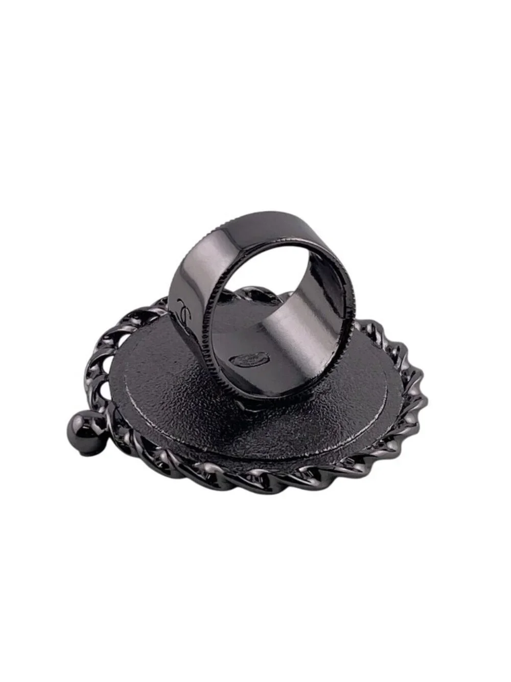 Chanel Mademoiselle Coco Mark Ring Brand Accessories Jewelry Fashion - Picture 5 of 9